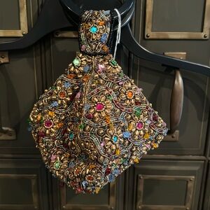 Bamboo Trading Co Taj Mahal Beaded Bag
